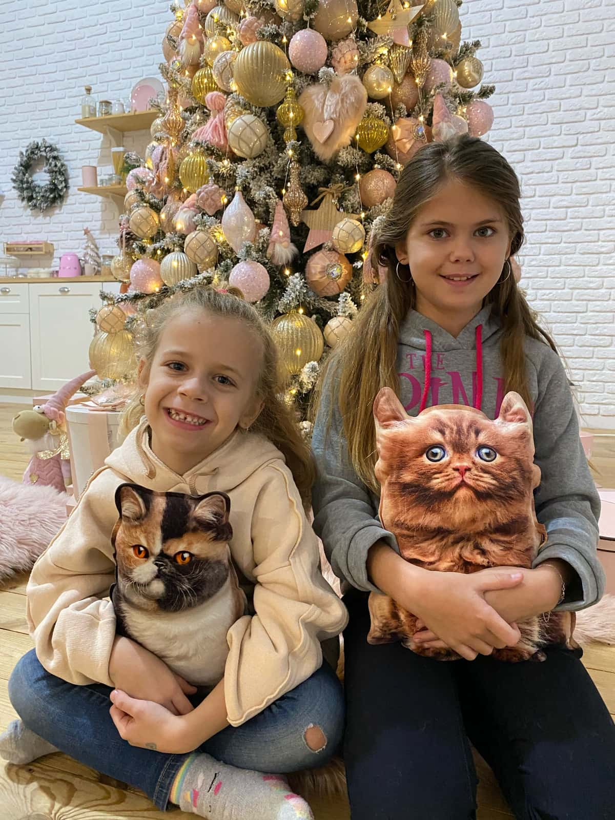 Реалистичная игрушка-подушка Британский рыжий котенок - фото 3