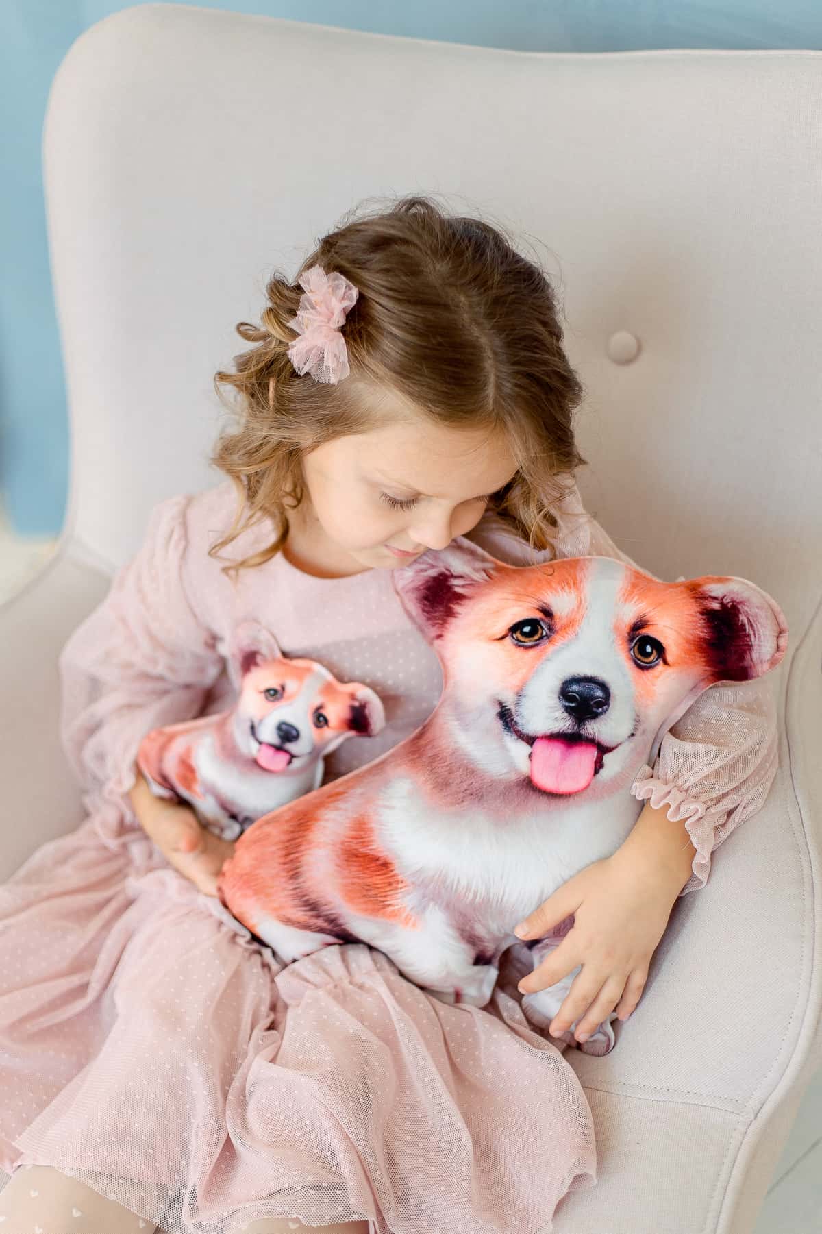 Реалистичная игрушка-подушка Щенок вельш корги пемброк - фото 4