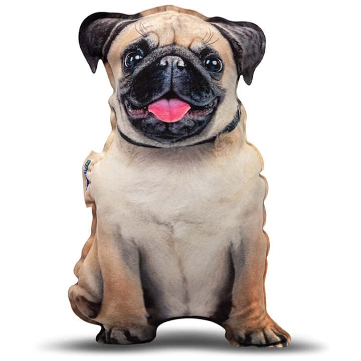 Realistic Pug pillow toy - фото 1