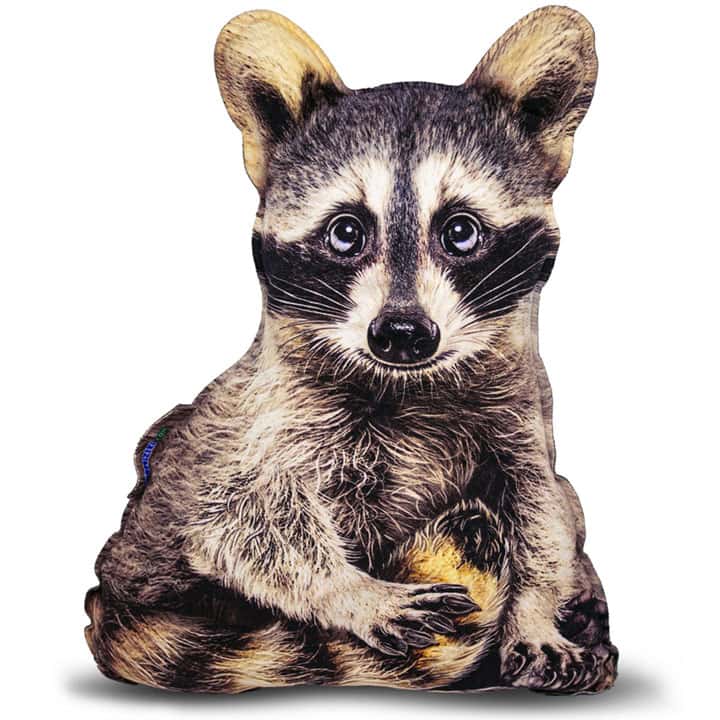 Realistic Raccoon pillow toy - фото 1