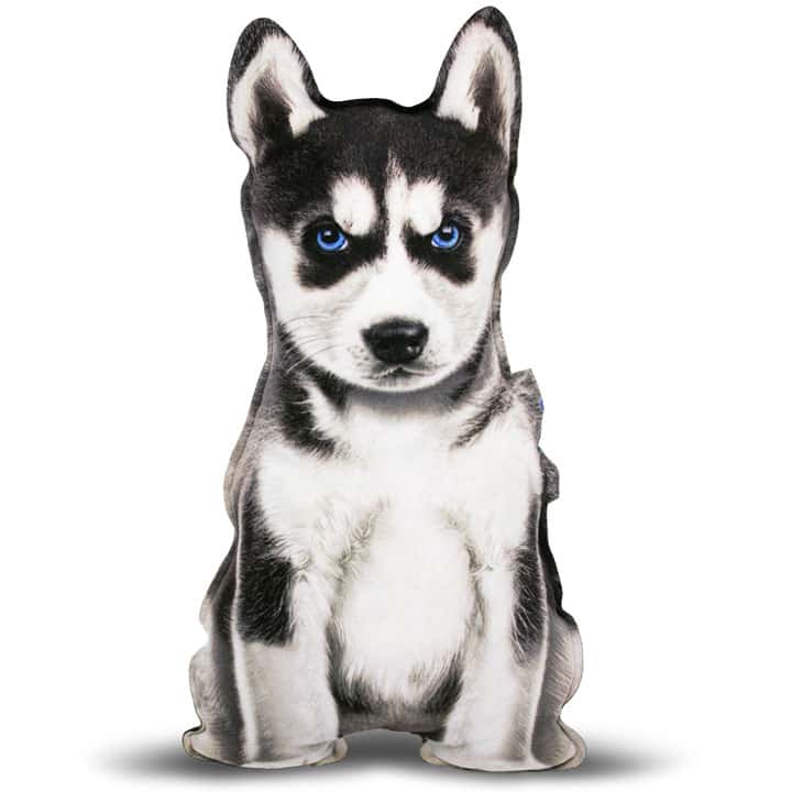 Realistic Siberian Husky pillow toy - фото 1