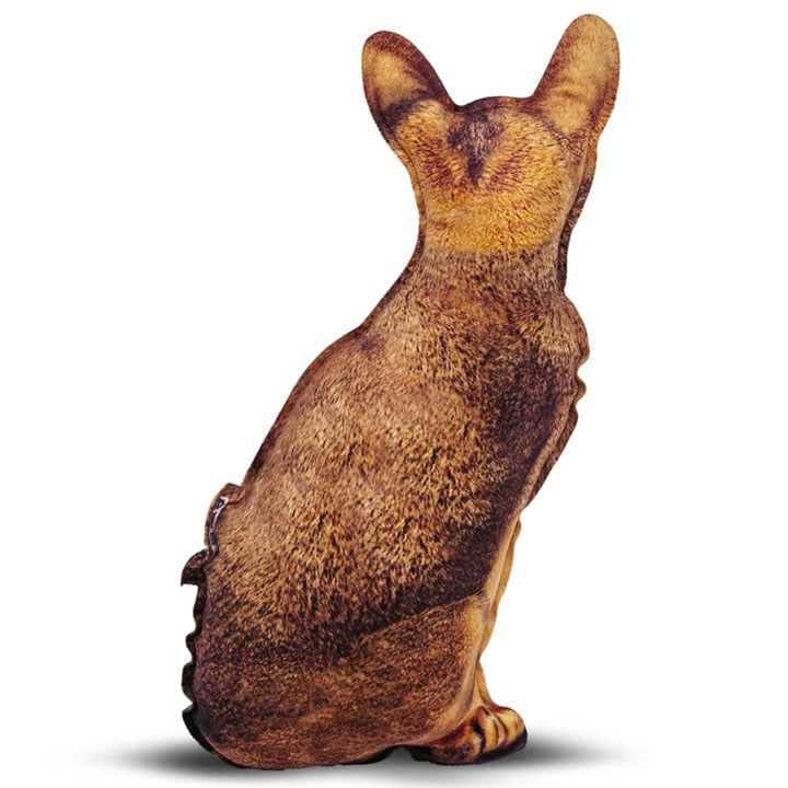 Realistic Chausie cat pillow toy - фото 2