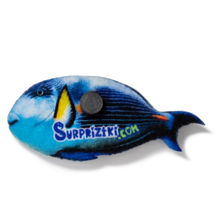 Magnet blue fish parrot - фото 2