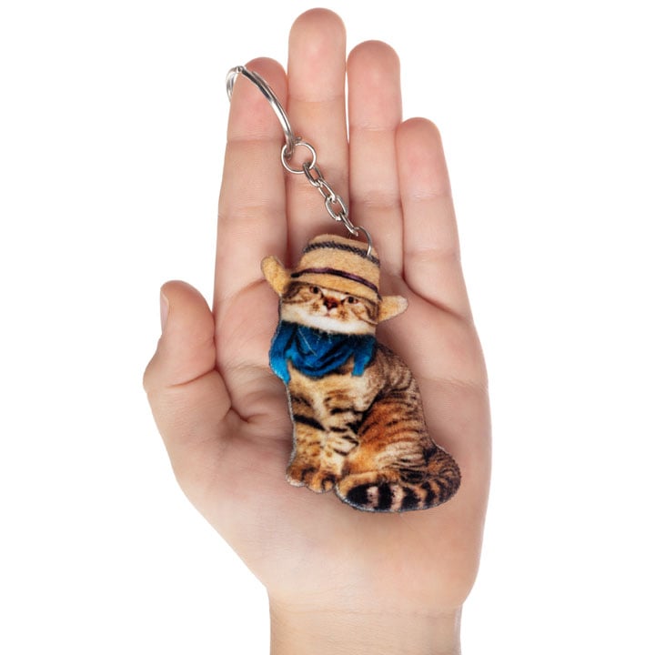 Keychain Cat in a hat