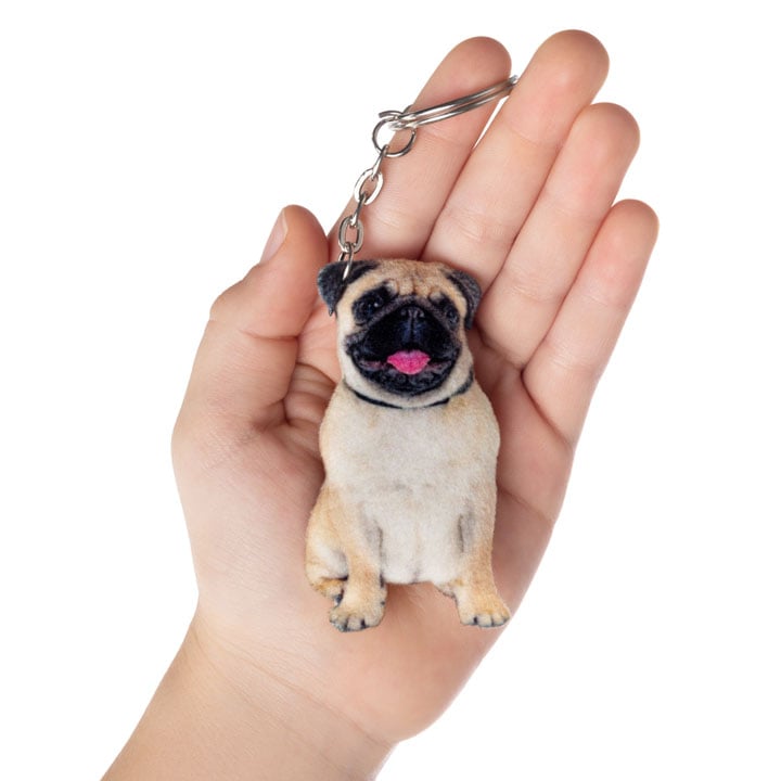 Keychain Pug