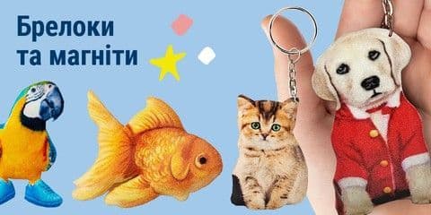 Брелоки та магніти
