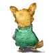 Realistic Chihuahua toy in a dress (S)