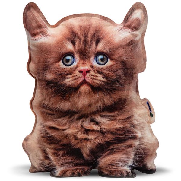 Реалистичная игрушка-подушка Британский рыжий котенок PT3D-04 фото