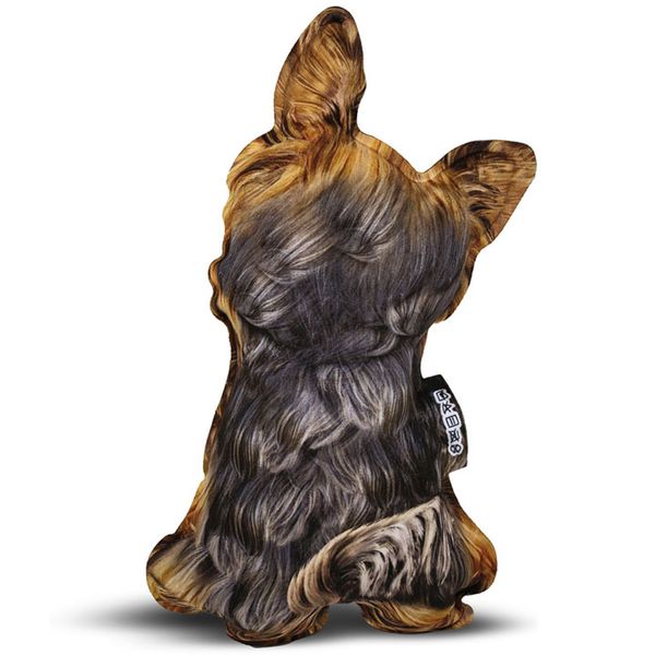 Realistic Yorkshire Terrier pillow toy
