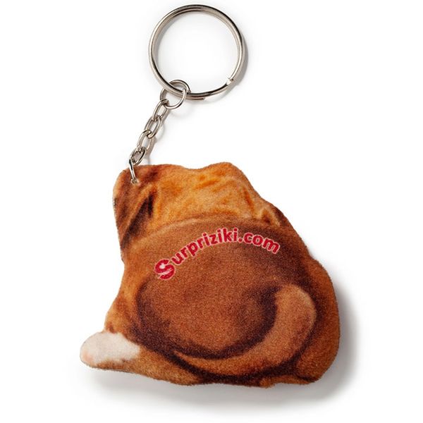 Keychain Boxer puppy