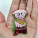 Keychain Pig Be Happy