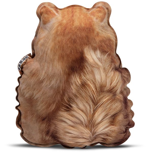 Realistic Persian Ginger Kitten Pillow Toy with Love