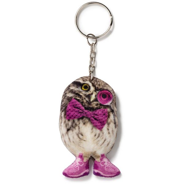 Keychain Owl in sneakers