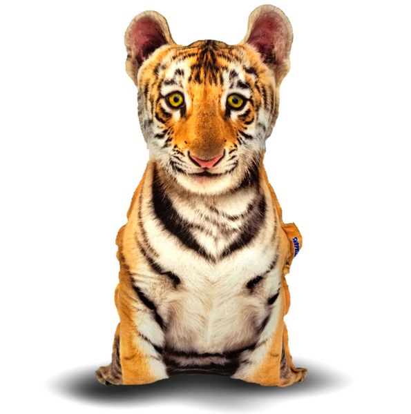 Realistic Tiger Cub Pillow Toy