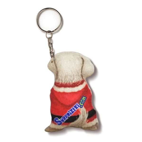 Keychain Labrador in a jacket